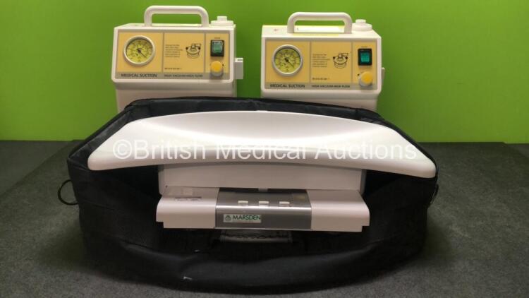 Mixed Lot Including 2 x SAM 12 Suction Units (Both Faulty- Hold Power with No Suction) 1 x Charder MS4201 Weighing Scales