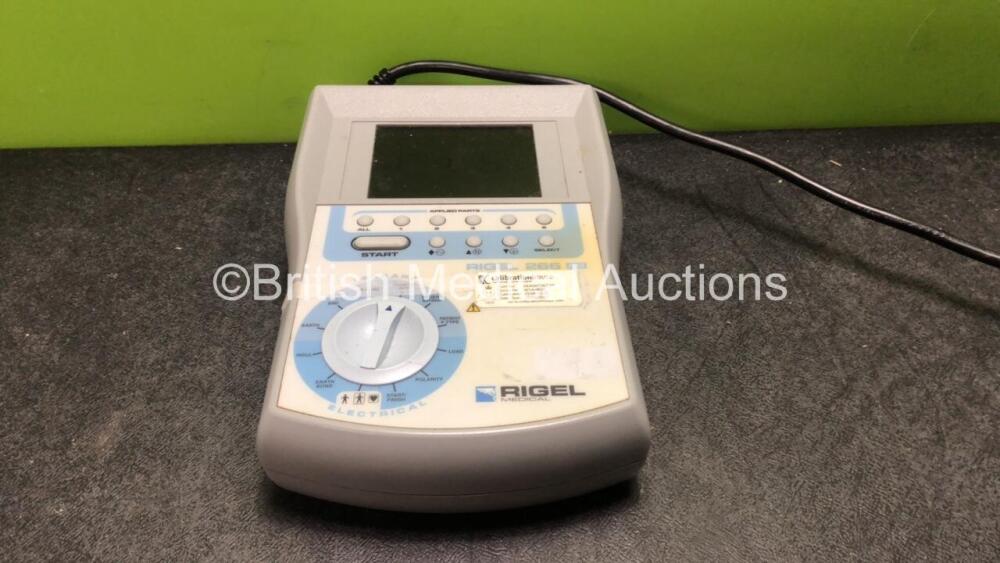 Rigel 266 Plus Electrical Safety Analyzer (Powers Up with Loose DialSee Photo) *SN W240633