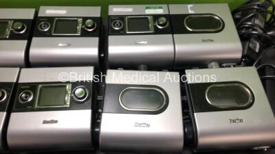 16 x ResMed S9 AutoSet CPAP Units with 5 x Humidifiers and 12 x Power Supplies - 3