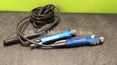 2 x Stryker Ref 375-708-500 Formula 180 Arthroscopic Shaver Handpieces *SN 15F038954, 11A015814*