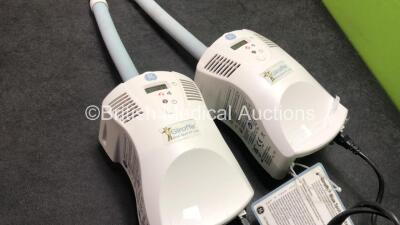 2 x Giraffe Blue Spot PT Lite Lights (Both Power Up) *SN QAAU60356, QAAU60365* - 2