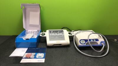 Mixed Lot Including 1 x Medtronic Mycarelink Patient Monitor (Unused in Box) 1 x Metron Advanced Model AL170 Laser (Powers Up with Missing Key and Probe) 1 x Apollo 95E Elite Dental Curing Light (Powers Up)