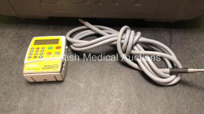Mixed Lot Including 1 x Sony Camera Case, 1 x CME Medical Bodyguard 545 Epidural Infusion Pump (Untested Due to Possible Flat Battery) 1 x Miscellaneous Light Source Cable - 2