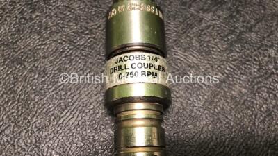 Job Lot of Attachment Including 3 x Microaire 7100-003 Jacobs 1/4 Drill Couplers and 3 x Microaire 7100-001 Zimmer Reamer Couplers - 3