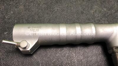 Job Lot Including 1 x Synthes Swiss 510.01 2883 Handpiece, 1 x Swiss 510.20.5037 Attachment and 1 x Jacobs M Taper - 2