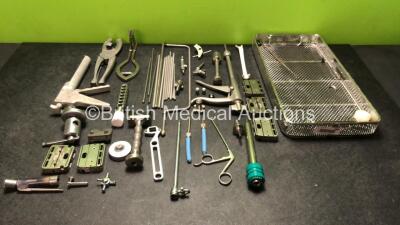 Job of Various Surgical Instruments with Metal Tray