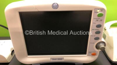 Mixed Lot Including 1 x Smiths Medfusion 3500 Pump (Powers Up with Damaged Handle) 1 x GE Dash 3000 Monitor (Draws Power with Blank Screen) and 1 x ITC Hemochron Signature Elite Whole Blood Microcoagulation System *M60587 - SHQ13127356SA* - 3