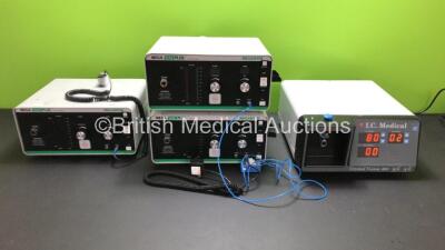 Job Lot Including 1 x I.C.Medical Crystal Vision 460 and 3 x Megadyne Vac Plus Smoke Evacuators *16808 - 12702*