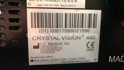 Job Lot Including 1 x I.C.Medical Crystal Vision 460 and 3 x Megadyne Vac Plus Smoke Evacuators *16808 - 12702* - 4