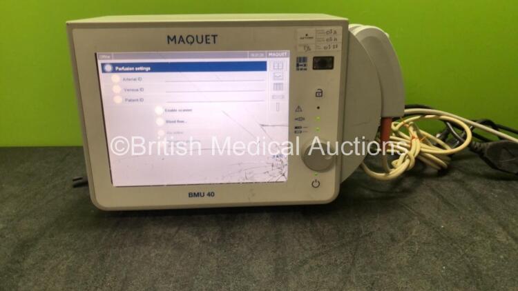 Maquet BMU 40 Blood Monitoring Unit (Powers Up with Cracked Screen-See Photo)