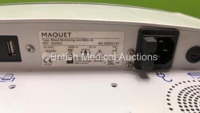 Maquet BMU 40 Blood Monitoring Unit (Powers Up with Cracked Screen-See Photo) - 4