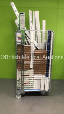 Mixed Cage of Consumables Including Temuo Coaxial Introduction Needles, Coloplast Dilating Bougies, Smiths Polar Preformed Tracheal Tubes, Boston Scientific Ultraflex Tracheobronchial Distal Release Stent Systems and Alcon Constellation Vision Systems Vit - 2