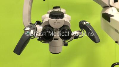 Zeiss OPMI Vario S8 Dual Operated Surgical Microscope with 2 x f170 Eyepieces on Zeiss S88 Stand (Powers Up with Good Bulb, Some Missing / Damaged Casing - See Photos) *6629503818* - 3
