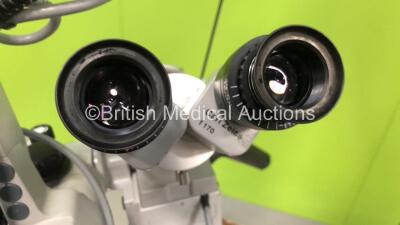 Zeiss OPMI PRO Magis Surgical Microscope with f170 Eyepiece and Superlux 301 Xenon Light Source on Zeiss S8 Stand (Powers Up with Good Bulb, 2 x Damaged Wheels - See Photo) *EQ No. - 5028126* - 5