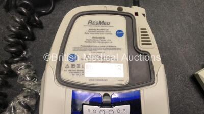 Mixed Lot Including 2 x Accoson BP Meters, 1 x ResMed Autoset Spirit II CPAP Unit with 1 x ResMed H4i Humidifier Unit, 2 x Graseby Medical MR10 Respiration Monitors (Both Untested Due to Possible Flat Batteries) 1 x Agilent M1018A Module, 1 x Philips M101 - 6