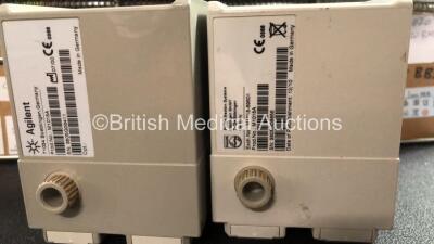 Mixed Lot Including 2 x Accoson BP Meters, 1 x ResMed Autoset Spirit II CPAP Unit with 1 x ResMed H4i Humidifier Unit, 2 x Graseby Medical MR10 Respiration Monitors (Both Untested Due to Possible Flat Batteries) 1 x Agilent M1018A Module, 1 x Philips M101 - 8