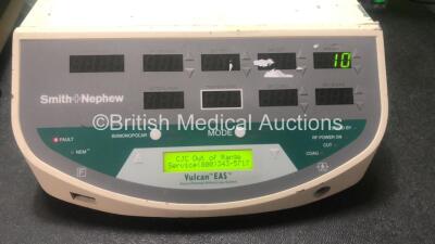 Mixed Lot Including 1 x Richard Wolf 2129 C02 Metromat Unit (Untested Due to No Power Supply) 1 x Criticare 504 Pulse Oximeter (Untested Due to No Power Supply) 1 x Smith & Nephew Vulcan EAS Electrothermal Arthroscopy System (Powers Up with Fault) 1 x Oly - 7