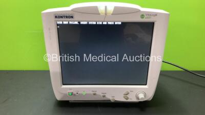 Charter Kontron VitaLogik 4500 Patient Monitor with CO, Temp1, Temp2, SPO2, IBP1, IBP2, EtCO2, NIBP and ECG Options (Powers Up with Compact Flash Card Removed)