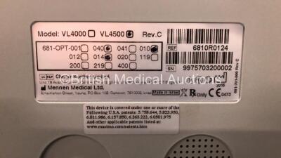 Charter Kontron VitaLogik 4500 Patient Monitor with CO, Temp1, Temp2, SPO2, IBP1, IBP2, EtCO2, NIBP and ECG Options (Powers Up with Compact Flash Card Removed) - 4