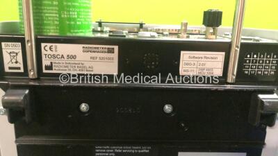 Mixed Lot Including 1 x Masimo Set TOSCA 500 Pulse Oximeter (Powers Up) 1 x CSI Criticare Comfort Cuff 506NT3 Series Patient Monitor (No Power) 1 x Nellcor N 3000 Pulse Oximeters (Powers Up with Error) - 5