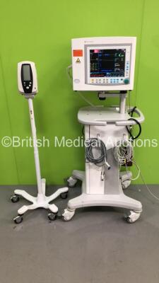 Job Lot Including 1 x Datex Ohmeda MR Conditional Compact Anaesthesia Monitor with ECG, NIBP, P1/P2, SPO2 and Spirometry Option with D-fend Water Trap, 3 Lead ECG Lead, SPO2 Finger Sensor and NIBP Cuff and Hose on Stand (Powers Up) and 1 x Welch Allyn Spo