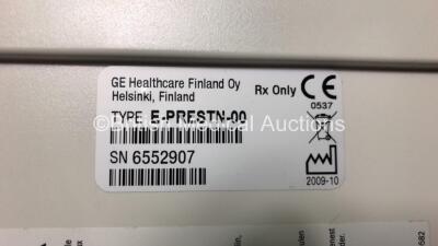 GE Datex-Ohmeda F-CM1-04 Anaesthesia Monitor (Powers Up with Slight White Distortion to Display) with 1 x GE Type E-PRESTN-00 Module *Mfd 2009-10* **SN 6339388 - 6552907** - 4