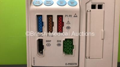 GE Datex-Ohmeda F-CM1-04 Anaesthesia Monitor (Powers Up with Damaged Handle Casing) with 1 x GE Type E-PRESTN-00 Module *Mfd 2007-11* (Damage Casing ) **SN 6342005 - 6350018** - 3