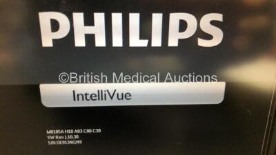 1 x GE B30 Monitor *Mfd 2012* with 1 x GE Type E-PSM-00 Module *Mfd 2009* and 1 x Philips IntelliVue MP5 Monitor *Mfd 2011* (Both Power Up) - 3