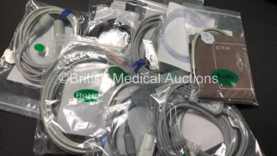 2 x EDAN iM60 Touch Screen Patient Monitors Including ECG, SpO2, NIBP, IBP1, IBP2, T1, T2 and CO2 Module Holder Options with 2 x Batteries, 2 x BP Hoses, 2 x BP Cuff, 2 x IBP Pressure Transducers, 2 x SpO2 Sensors, 2 x CO2 Sampling Lines, 2 x AC Power Cab - 5