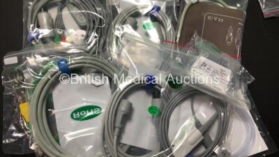 2 x EDAN iM60 Touch Screen Patient Monitors Including ECG, SpO2, NIBP, IBP1, IBP2, T1, T2 and CO2 Module Holder Options with 2 x Batteries, 2 x BP Hoses, 2 x BP Cuff, 2 x IBP Pressure Transducers, 2 x SpO2 Sensors, 2 x CO2 Sampling Lines, 2 x AC Power Cab - 5