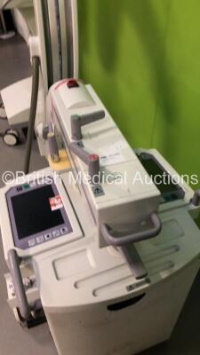 GE OEC Fluorostar 7900 Series Mobile C-ARM with Dual Screen Image Intensifier and Sony Hybrid Graphic Printer UP-990AD (Hard Drive Removed-Spares and Repairs-No Power Cables or Interconnecting Cables-Missing Casing-No Key) * SN 79-S3926 * * Mfd July 2008 - 10