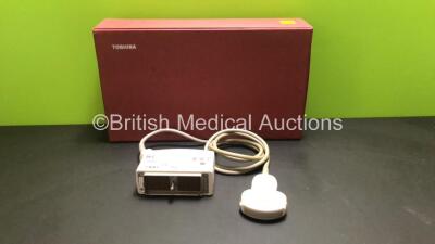 Canon PVT-375BT 6C1 Convex Array Ultrasound Transducer / Probe *Mfd - 02/2017* in Case (Untested)