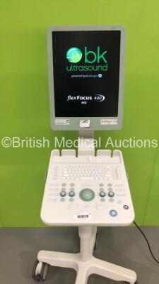 BK Medical Flex Focus 400 EXP Ultrasound Scanner 1202 (Powers Up-Missing Dials-See Photos) * SN 5008929 * * Mfd Nov 2016 * - 4