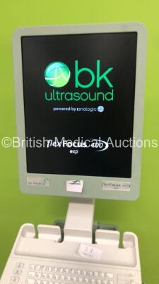 BK Medical Flex Focus 400 EXP Ultrasound Scanner 1202 (Powers Up-Missing Dials-See Photos) * SN 5008929 * * Mfd Nov 2016 * - 8