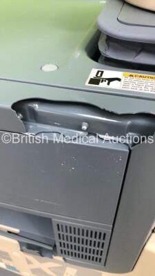 Toshiba Aplio XV Flat Screen Ultrasound Scanner Model SSA-770A with Sony Digital Graphic Printer UP-D897 (Hard Drive Removed-Damage to Both Side Panels-General Marks to Machine and Handle-110V) * SN LGA0684246 * * Mfd N/A * - 13