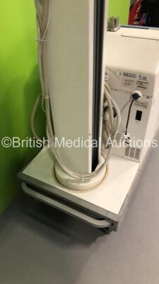 GE AMX4 Plus Mobile X-Ray Model 2275938 with Exposure Hand Trigger and Key (Powers Up with Key-Key Included-General Marks to Trim-See Photos) * SN 995217WK7 * * Mfd Nov 2004 * - 11