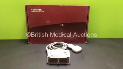 Canon PVT-375BT 6C1 Convex Array Ultrasound Transducer / Probe *Mfd - 09/2019* in Case (Untested)