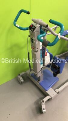 Mixed Lot Including 1 x Arjo Encore Electric Patient Standing Hoist with Controller,1 x Arjo Sara 3000 Electric Standing Hoist with Controller and 1 x Welch Allyn Patient Examination Light on Stand (2 x Power Up,1 x No Power) - 3