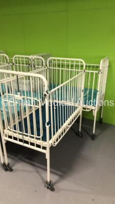 5 x Infant Cots with 4 x Mattresses - 2