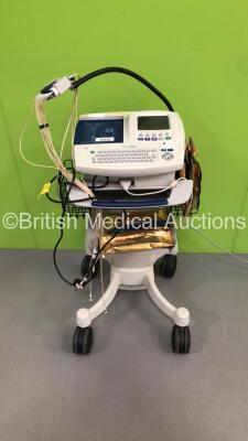Welch Allyn CP200 ECG Machine on Stand with 1 x 10-Lead ECG Lead (No Power) * SN 20011407 *