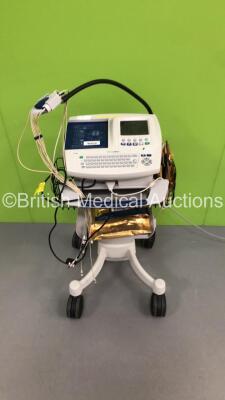 Welch Allyn CP200 ECG Machine on Stand with 1 x 10-Lead ECG Lead (No Power) * SN 20011407 * - 2