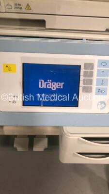 Drager Isolette 8000 Infant Incubator Software Version 4.11 * Missing Side Latch * (Powers Up) - 2