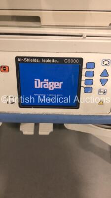 Drager Air-Shields Isolette C2000 Software Version 3.01 with Mattress (Powers Up with Error-See Photos) - 2