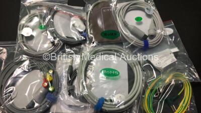 2 x EDAN iM60 Touch Screen Patient Monitors Including ECG, SpO2, NIBP, IBP1, IBP2, T1, T2 and CO2 Module Holder Options with 2 x Batteries, 2 x BP Hoses, 2 x BP Cuff, 2 x IBP Pressure Transducers, 2 x SpO2 Sensors, 2 x CO2 Sampling Lines, 2 x AC Power Cab - 5