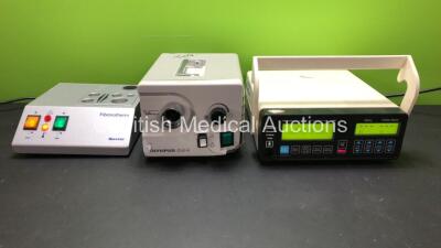 Mixed Lot Including 1 x Olympus CLK-4 Light Source (No Power and Casing Damage - See Photo) 1 x Ohmeda Biox 3700 Pulse Oximeter and 1 x Baxter Fibrinotherm Unit (Both Power Up)