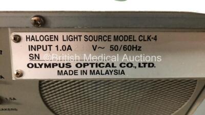 Mixed Lot Including 1 x Olympus CLK-4 Light Source (No Power and Casing Damage - See Photo) 1 x Ohmeda Biox 3700 Pulse Oximeter and 1 x Baxter Fibrinotherm Unit (Both Power Up) - 5