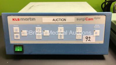 Mixed Lot Including 1 x KLS Martin SurgiCam Digital Unit, 3 x Ranger Blood-Fluid Warming Systems and 1 x Bed Control on Pole - 2