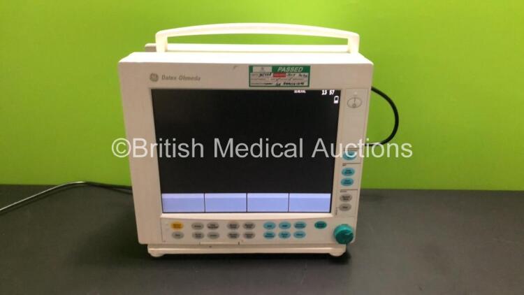 Datex-Ohmeda S/5 Compact Anaesthesia Monitor (Powers Up) *FS0111088 / 6114050*