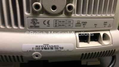 GE Dash 4000 Patient Monitor with BP1, BP2, SPO2, Temp/CO, CO2, NBP and ECG Options (Powers Up) *FS0108360 / B2DJ1558G* - 4