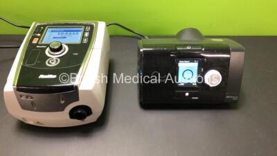 1 x ResMed Stellar 150 CPAP Unit *Error 25 Showing* and 1 x ResMed AirSense 10 Elite CPAP Unit with Power Supply (Both Power Up with some Missing Casing - See Photos) *23192523377 - 20151236499*